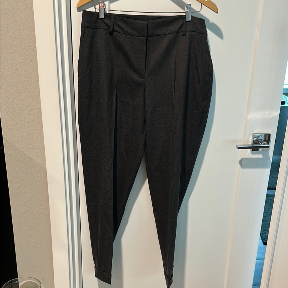 Eileen Fisher cuffed Classic Black Trousers